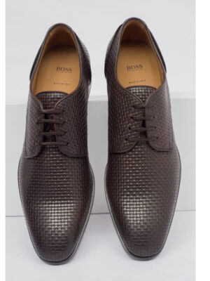 Woven Derby Lace Up Shoes