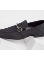 Chain Jean Material Loafers