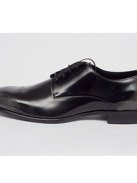 Derby Wet Look Shoes - 003