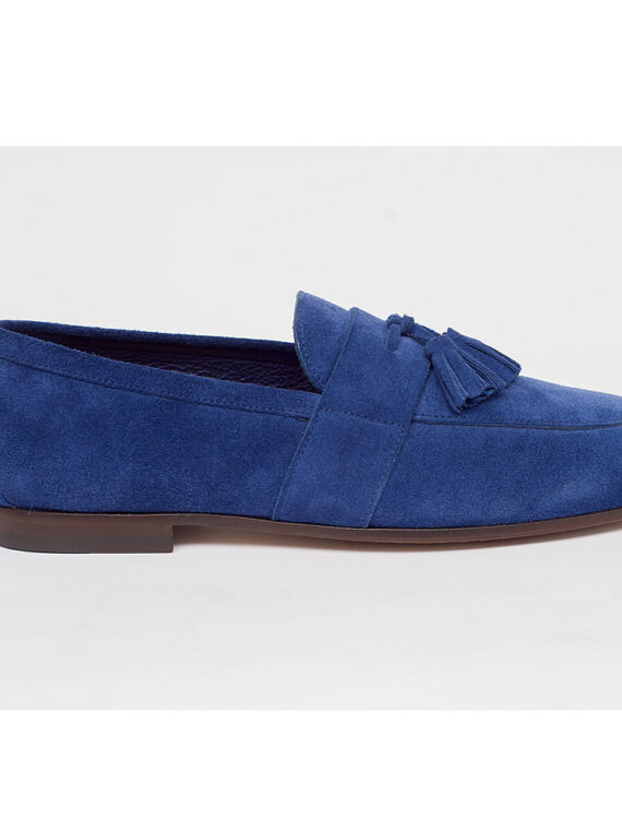 Suede Tassel Loafers