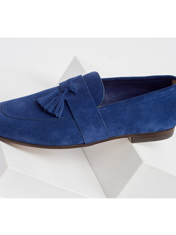 Suede Tassel Loafers