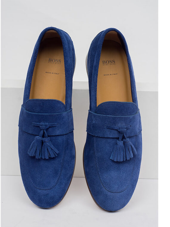 Suede Tassel Loafers