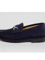 Suede Chain Loafers