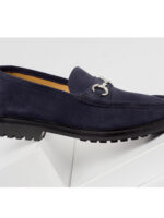 Suede Chain Loafers