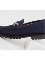 Suede Chain Loafers