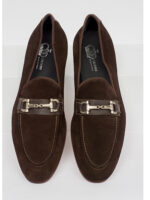 Chain Suede Loafers