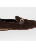 Chain Suede Loafers